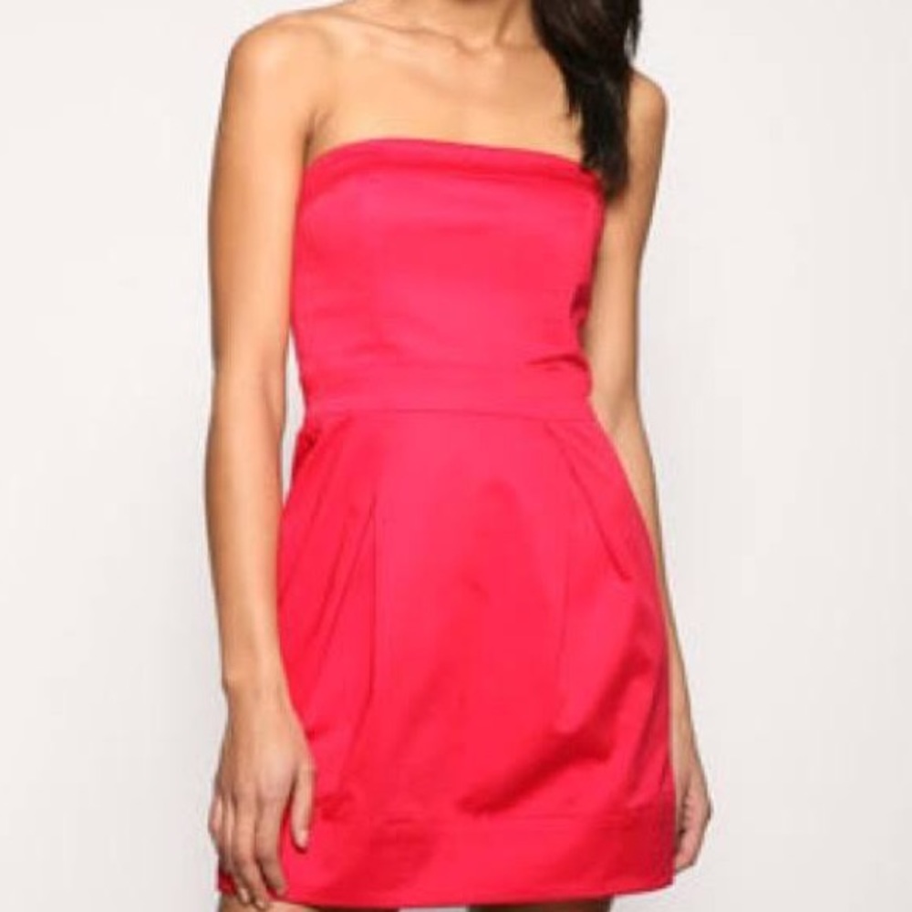 French Connection strapless dress with pockets